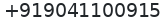 WhatsApp number