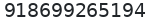 WhatsApp number
