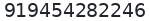 WhatsApp number