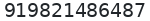 WhatsApp number